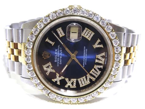 rolex datejust blau oder rhodium|rolex 36mm datejust diamond bezel.